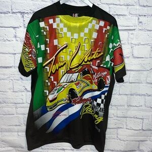 Vintage Terry Labonte Kellogg’s Corn Flakes NASCAR T Shirt AOP Giant Tag XL